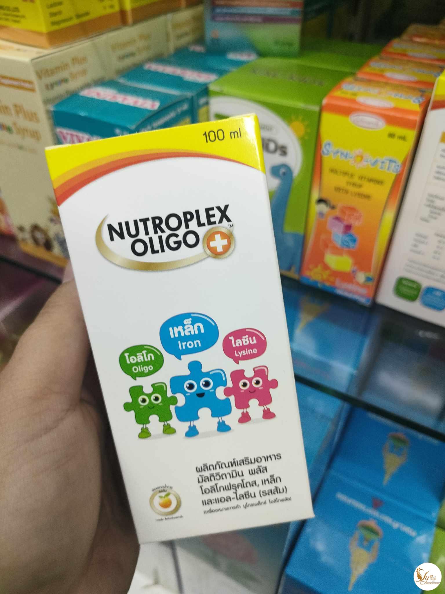 Nutroplex Oligo+ thực phẩm bổ sung MultiVitamin Plus Oligo Iron Lysine 100ml Nutroplex Oligo dành cho trẻ em. – Vy Shop