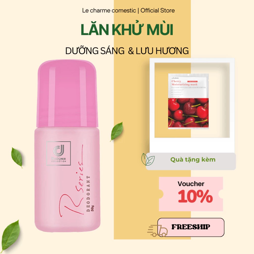 Lăn Khử Mùi Thái Lan Hương Nước Hoa, Lăn Nách RSeries 50g Khô Thoáng