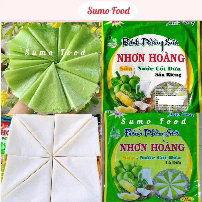 Bánh Phồng Sữa Nhơn Hoàng/Hoàng Dung – Đặc Sản Miền Tây 220g/400g
