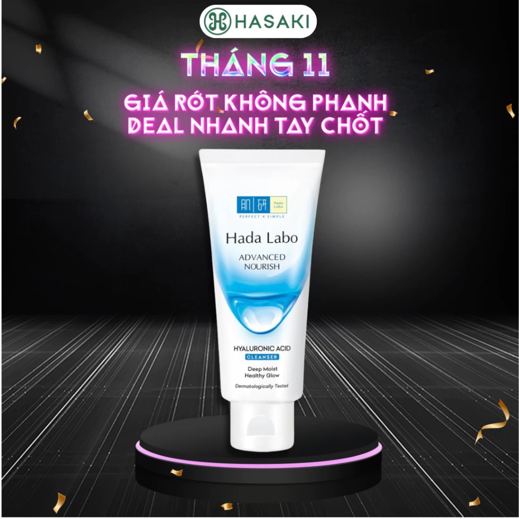 Kem Rửa Mặt Hada Labo Sạch Sâu Dưỡng Ẩm 80g Hasaki Sản Phẩm Chính Hãng