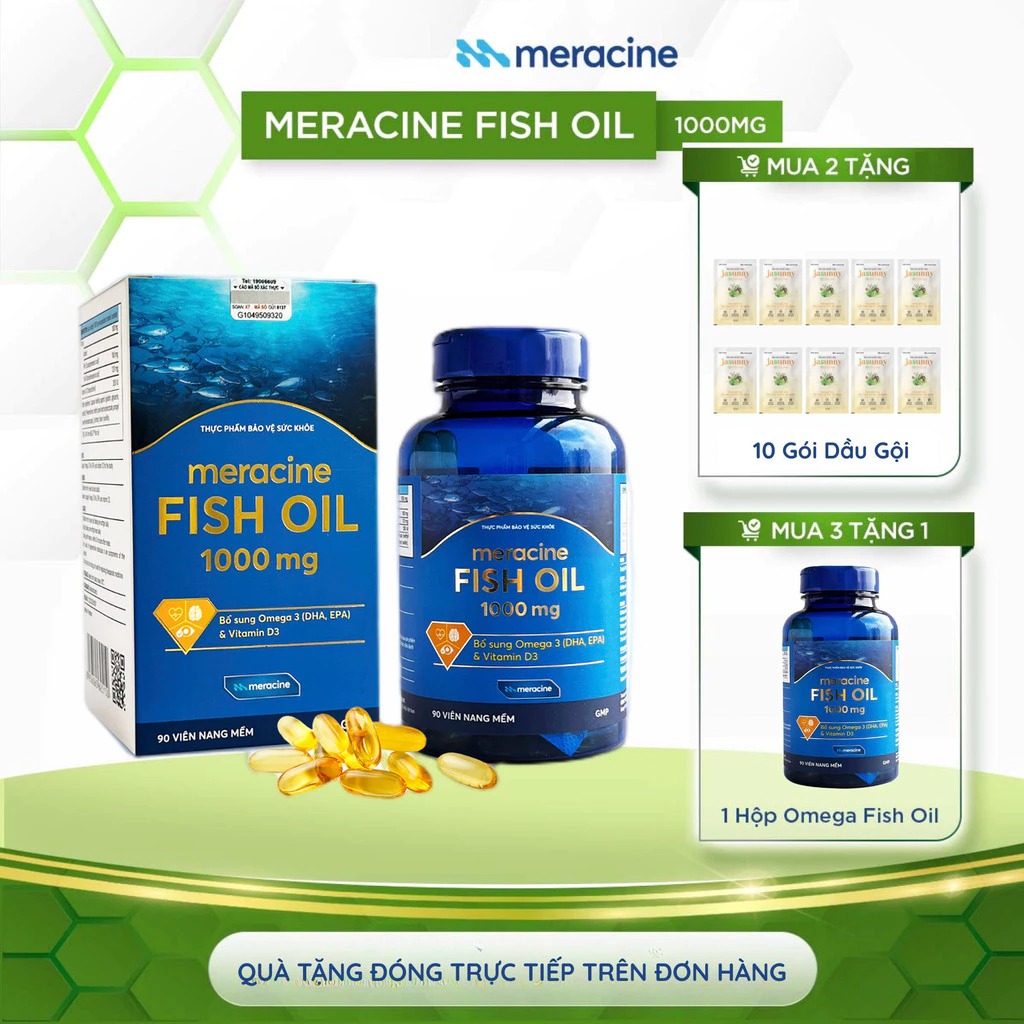 Viên uống dầu cá Omega 3 Alaska – Fish Oil tăng cường thị lực, tốt cho não bộ cho người lớn và trẻ nhỏ lọ 90 viên