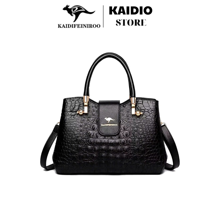 Túi xách nữ công sở cao cấp hàng hiệu đeo chéo đeo vai có quai xách Hàn Quốc KD05 (5818) Kaidio