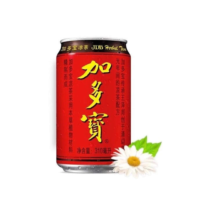 Trà Thảo Mộc Jiaduobao (JDB) – Thùng 24 Lon x 310ml | Giải Nhiệt, Mát Gan | Hàng Nội Địa Trung