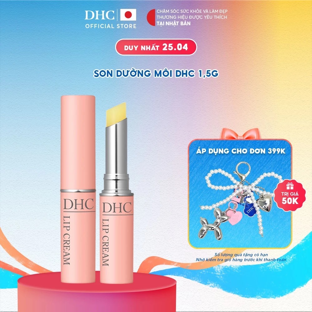 Son dưỡng môi DHC Lip Cream dưỡng ẩm, làm mềm môi 1,5g